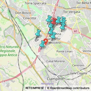 Mappa Via Pietro Crostarosa, 00173 Roma RM, Italia (1.68167)