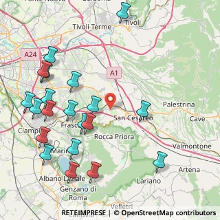 Mappa Via Benedetto Croce, 00030 Colonna RM, Italia (10.688)