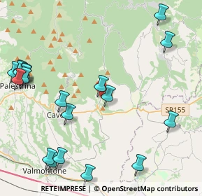 Mappa Via Nuova, 00030 Genazzano RM, Italia (5.9695)