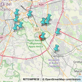 Mappa Via Bisignano, 00178 Roma RM, Italia (4.54)