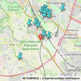 Mappa Via Bisignano, 00178 Roma RM, Italia (2.4375)