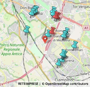 Mappa Via Giovanni Silvagni, 00178 Roma RM, Italia (2.136)