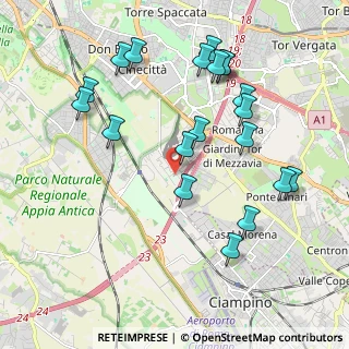 Mappa Via Giovanni Silvagni, 00178 Roma RM, Italia (2.2895)