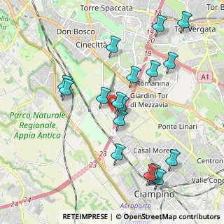 Mappa Via Giovanni Silvagni, 00178 Roma RM, Italia (2.22)