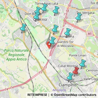 Mappa Via Giovanni Silvagni, 00178 Roma RM, Italia (2.76167)