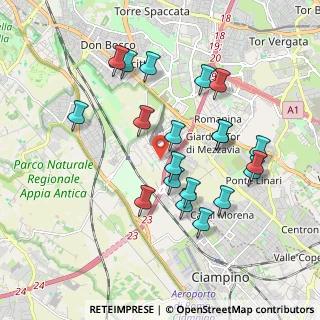 Mappa Via Giovanni Silvagni, 00178 Roma RM, Italia (1.9315)