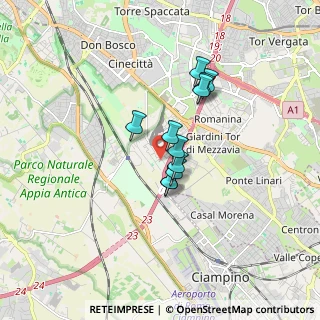 Mappa Via Giovanni Silvagni, 00178 Roma RM, Italia (1.23091)
