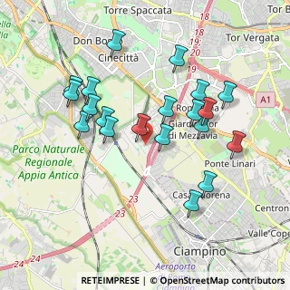 Mappa Via Giovanni Silvagni, 00178 Roma RM, Italia (1.9545)