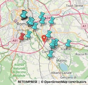 Mappa Via Giovanni Silvagni, 00178 Roma RM, Italia (7.6645)