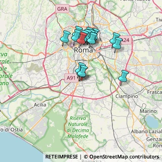 Mappa Largo Edmondo Bernacca, 00144 Roma RM, Italia (7.07824)