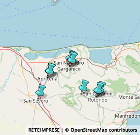 Mappa Via Nicandro Giagnorio, 71015 San Nicandro Garganico FG, Italia (11.79091)