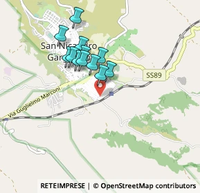 Mappa Via Nicandro Giagnorio, 71015 San Nicandro Garganico FG, Italia (0.765)