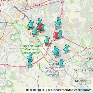 Mappa Via Joan Miró, 00178 Roma RM, Italia (3.52944)