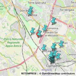 Mappa Via Joan Miró, 00178 Roma RM, Italia (2.5355)