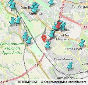 Mappa Via Joan Miró, 00178 Roma RM, Italia (2.419)