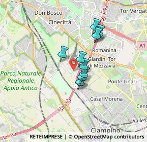 Mappa Via Joan Miró, 00178 Roma RM, Italia (1.26455)