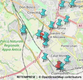 Mappa Via Joan Miró, 00178 Roma RM, Italia (2.24235)