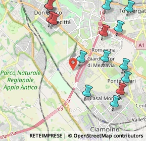 Mappa Via Joan Miró, 00178 Roma RM, Italia (2.79067)