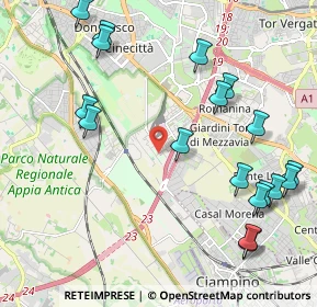 Mappa Via Joan Miró, 00178 Roma RM, Italia (2.68611)