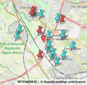 Mappa Via Joan Miró, 00178 Roma RM, Italia (1.954)