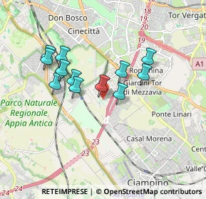 Mappa Via Joan Miró, 00178 Roma RM, Italia (1.60167)