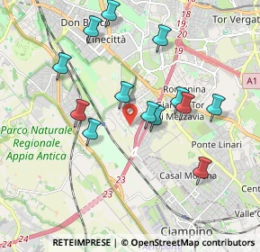 Mappa Via Joan Miró, 00178 Roma RM, Italia (1.90692)