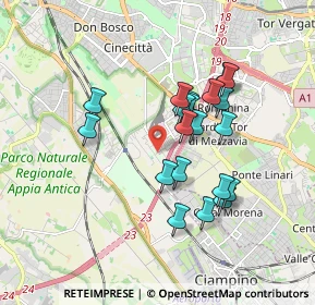 Mappa Via Joan Miró, 00178 Roma RM, Italia (1.6115)