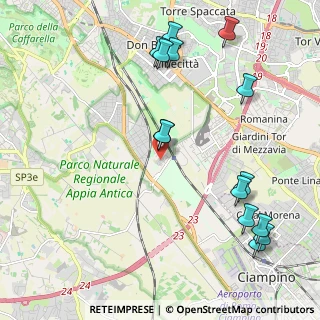 Mappa Via Serrastretta, 00178 Roma RM, Italia (2.66929)