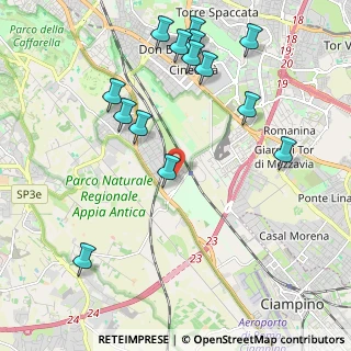 Mappa Via Filadelfia, 00178 Roma RM, Italia (2.52714)