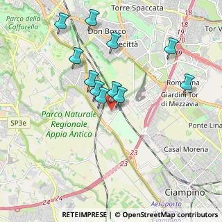 Mappa Via Serrastretta, 00178 Roma RM, Italia (1.91182)