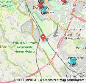 Mappa Via Serrastretta, 00178 Roma RM, Italia (3.73545)