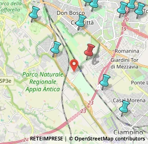 Mappa Via Serrastretta, 00178 Roma RM, Italia (3.27154)