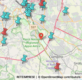 Mappa Via Serrastretta, 00178 Roma RM, Italia (6.2055)