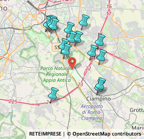 Mappa Viale Diamante, 00178 Roma RM, Italia (3.77706)