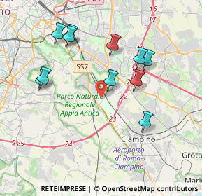 Mappa Via Serrastretta, 00178 Roma RM, Italia (4.08091)