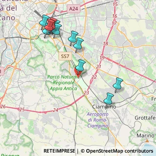 Mappa Via Marcellinara, 00178 Roma RM, Italia (4.93167)