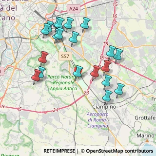 Mappa Viale Diamante, 00178 Roma RM, Italia (4.466)