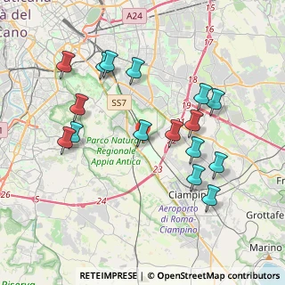 Mappa Via Serrastretta, 00178 Roma RM, Italia (4.20375)