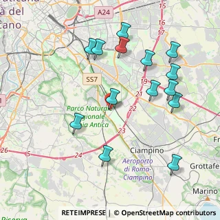 Mappa Via Serrastretta, 00178 Roma RM, Italia (4.54357)