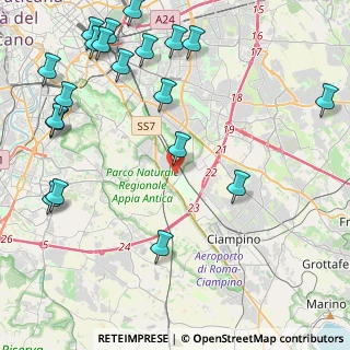 Mappa Via Serrastretta, 00178 Roma RM, Italia (6.1645)
