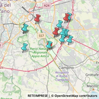 Mappa Via Filadelfia, 00178 Roma RM, Italia (3.865)