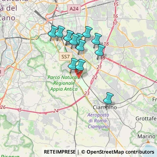 Mappa Viale Diamante, 00178 Roma RM, Italia (3.49769)