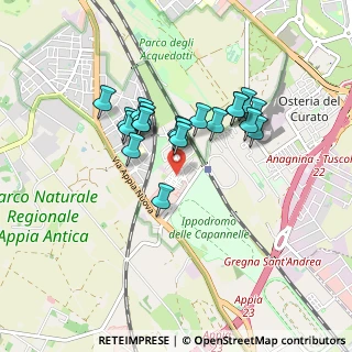 Mappa Via Serrastretta, 00178 Roma RM, Italia (0.754)