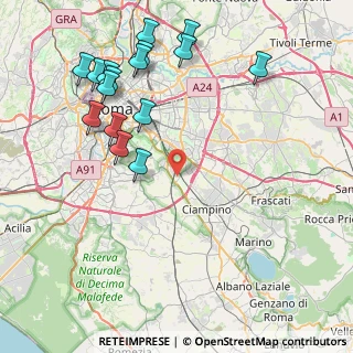 Mappa Viale Diamante, 00178 Roma RM, Italia (9.65824)