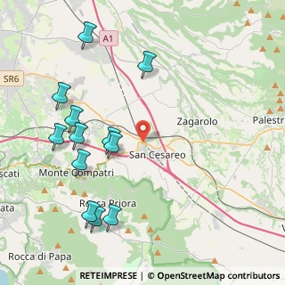 Mappa Centro Commerciale La Noce, 00030 San Cesareo RM, Italia (5.085)
