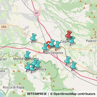 Mappa Centro Commerciale La Noce, 00030 San Cesareo RM, Italia (3.91929)