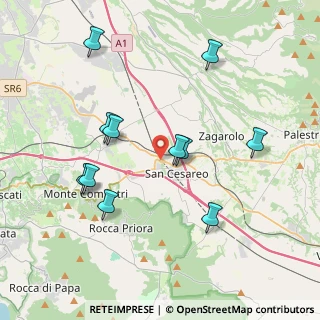 Mappa Centro Commerciale La Noce, 00030 San Cesareo RM, Italia (4.15364)