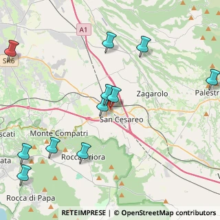 Mappa Centro Commerciale La Noce, 00030 San Cesareo RM, Italia (5.37636)