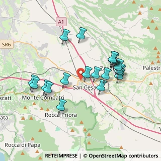 Mappa Centro Commerciale La Noce, 00030 San Cesareo RM, Italia (3.73)