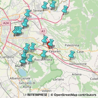 Mappa Centro Commerciale La Noce, 00030 San Cesareo RM, Italia (10.498)